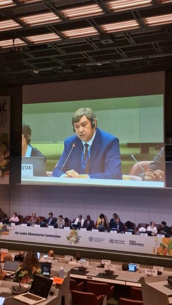 ҚАЗАҚСТАН ДЕЛЕГАЦИЯСЫ ЖЕНЕВАДА ӨТІП ЖАТҚАН «CODEX ALIMENTARIUS» КОМИССИЯСЫНЫҢ 49-СЕССИЯСЫНА ҚАТЫСУДА 2